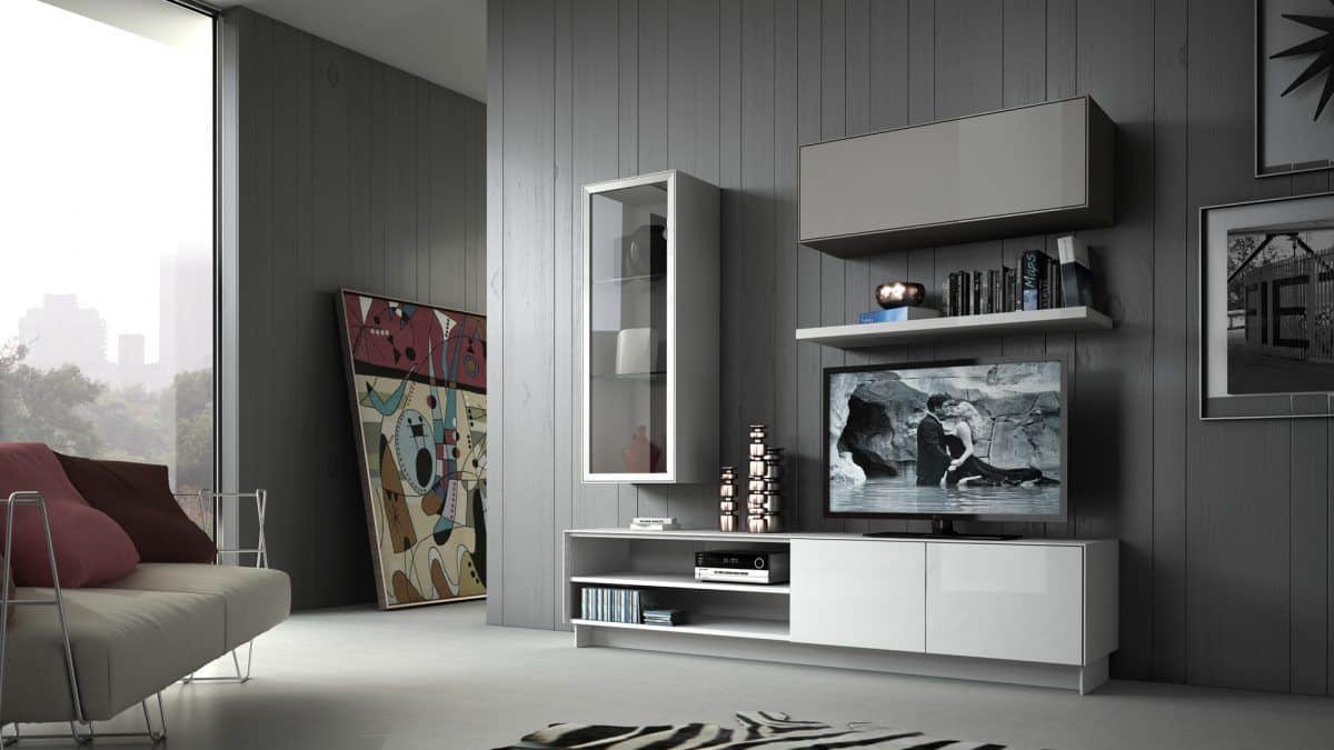 composición salon moderno rubi -06 laca comedor muebles