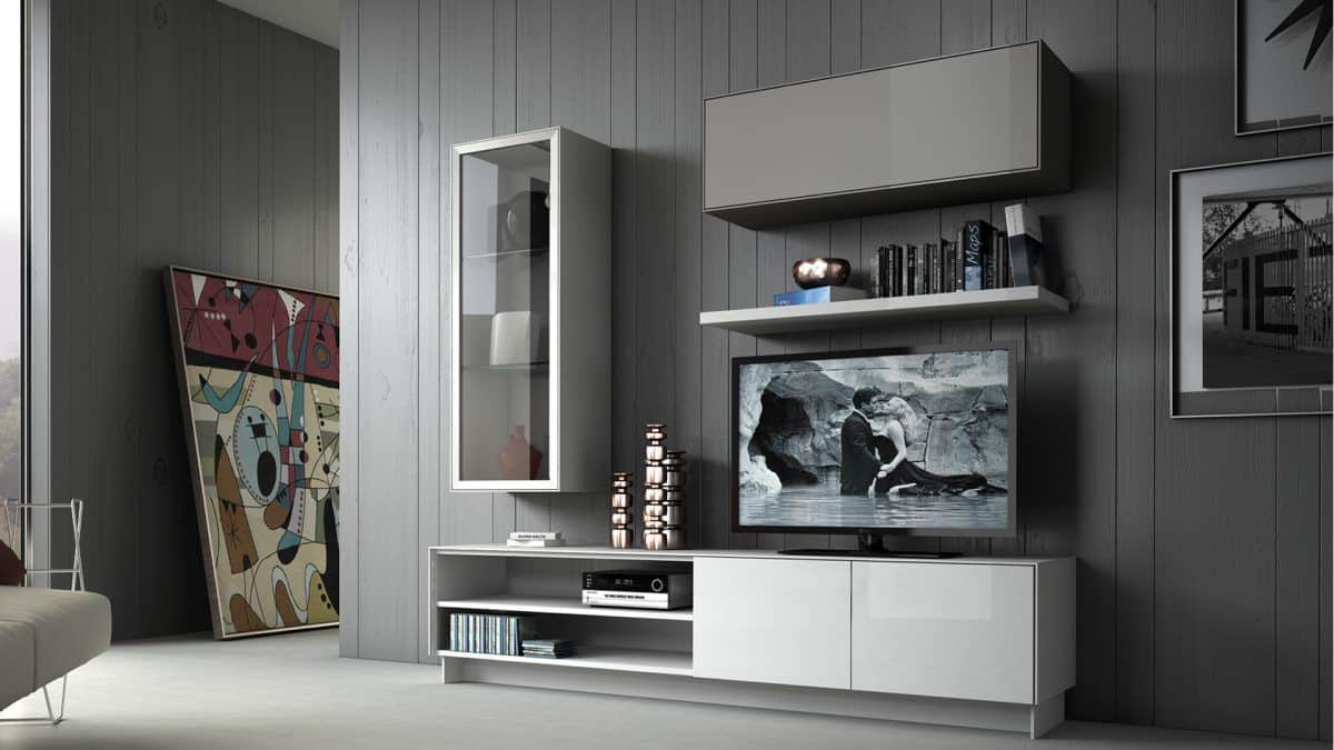 composición salon moderno rubi -06 laca comedor muebles
