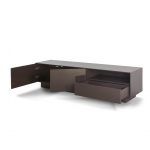 detalle mueble moderno t.v. rubi 200 laca salon comedor apertura push