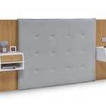ambiente cabezal tapizado moderno rhin dormitorio matrimonio