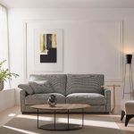 ambiente salon sofa moderno egos fijo o deslizante tapizado patas madera haya