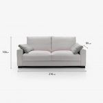 medidas sofa egos fijo o deslizante moderno tapizado salon