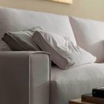 detalle sofa egos fijo o deslizante moderno tapizado