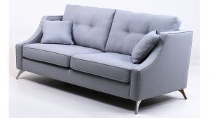 sofa moderno salon curve patas metalicas tapizado
