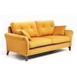 sofa clasico mayo tapizado patas madera barnizadas salon
