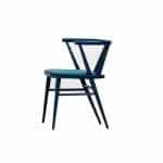 Sillas hosteleria LORCA nordica en madera asiento tapizado