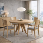 Ambiente con silla DANZA fabricada en España con diseño elegante y máximo confort.