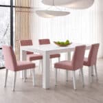 Mesa Comedor Extensible PANDORA de madera de haya con extensible lateral.