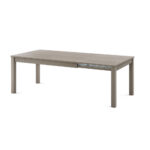 Mesa SAVINA extensible de chapa de haya para comedor, variedad de acabados y medidas.
