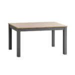 Mesa Comedor Extensible SAVINA moderna, de chapa de haya fabricada en España.