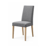 Silla JARA de madera de haya y tapizado premium para comedores modernos.
