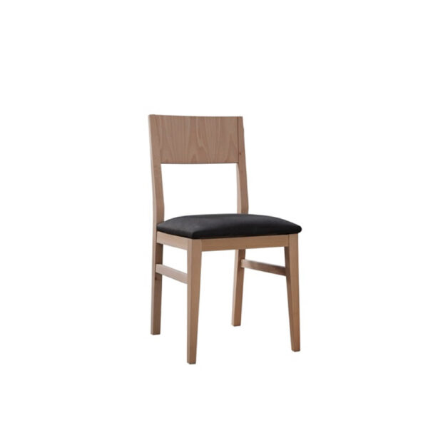 silla madera mumm asiento tapizado haya maciza hosteleria salon comedor cocina