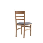 Silla en madera NATUR Hostelería y Contract en madera de haya y asiento tapizado - Imagen 3