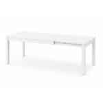 Mesa Comedor Extensible VERINA rectangular lacada con patas cuadradas y apertura lateral. Personalizable