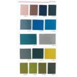 carta colores tejido brunei tapizado descanso sofa froca