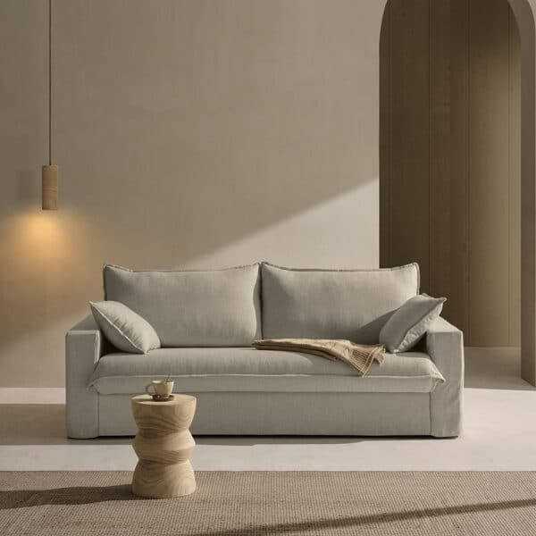 sofa cama moderno fabio descanso confort tapizado apertura italiana