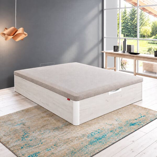 canape abatible goya tirador incrustado madera dormitorio matrimonio juvenil al suelo
