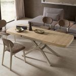 detalle mesa multifuncion helena elevable extensible centro comedor electrica pemi longway