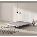 base tapizado bremen dormitorio patas metálicas perfilada descanso