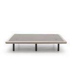 base tapizado bremen dormitorio patas metálicas perfilada descanso