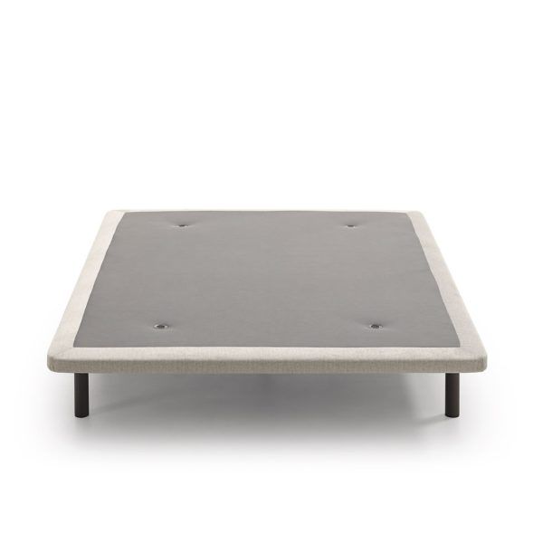 base tapizado bremen dormitorio patas metálicas perfilada descanso