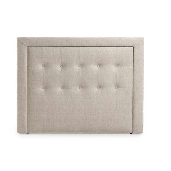 cabezal tapizado moderno aloe botones descanso dormitorio