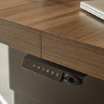 detalle sistema elevación mesa centro comedor Elegant melamina elevable extensible mecanismo