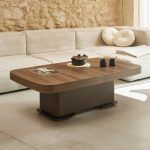 Mesa Elevable de centro comedor eléctrica Elegant 120x75cm