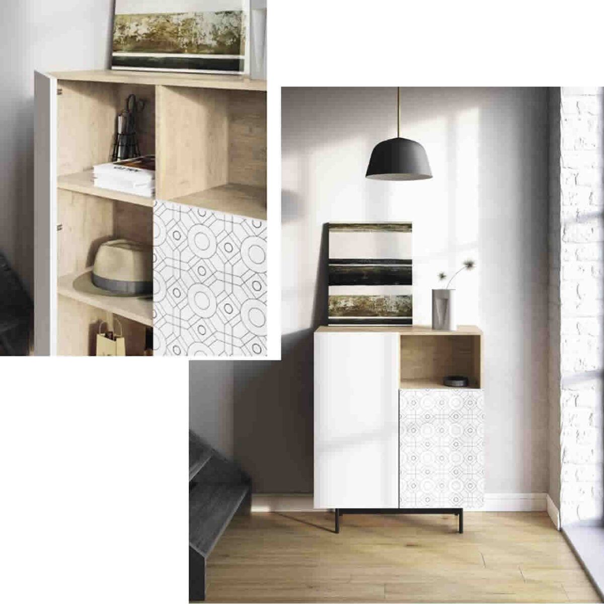 Mueble Aparador Modelo 602-1, con 2 puertas y hueco - Imagen 14