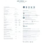 Ficha técnica del tejido Arizona SPU con especificaciones técnicas, aplicaciones, certificaciones y características de rendimiento para tapicería.