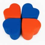 Puf Lubov Modular en composición tipo isla, tapizado personalizable fabricado en España.