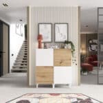 Mueble Recibidor Nora modular, almacenaje, abatible, combinable en acabados.