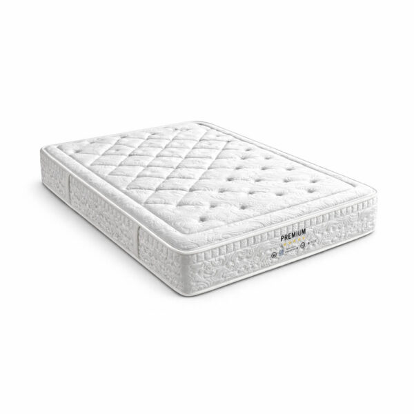 Colchón de viscoelástica Premium, descanso, confort, ergonomía, firmeza.