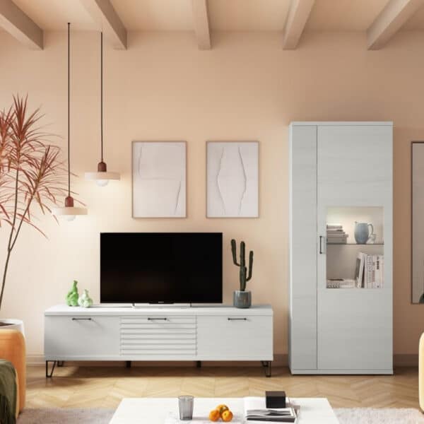 Composición de salón, moderna Vitae de 260 cm. práctica y funcional