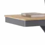 Mesa de Centro Elevable y Extensible con Batería VALERIA canto redondo y faldón metálico - Imagen 2