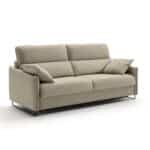 Sofá cama italiano BALI de 3 plazas con colchón HR de 18 cm y máximo confort.