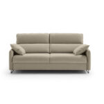 Sofá cama 3 plazas BALI con mecanismo italiano, colchón HR de 18 cm y diseño moderno fabricado en España.