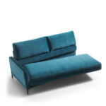 Sofá cama SPICA de diseño moderno con topper enrollable, cama integrada y máximo confort.