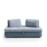 Sofá cama Wonder convertible con colchón de 190 x 160 cm, fundas desenfundables y fabricación española.