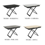 Mesa de Centro- Comedor Elevable y Extensible Multifunción tapa Porcelánico LENA - Imagen 7