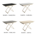 Mesa de Centro- Comedor Elevable y Extensible Multifunción tapa Porcelánico LENA - Imagen 6