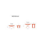 Mesa de Centro- Comedor Elevable y Extensible Multifunción tapa Porcelánico LENA - Imagen 12
